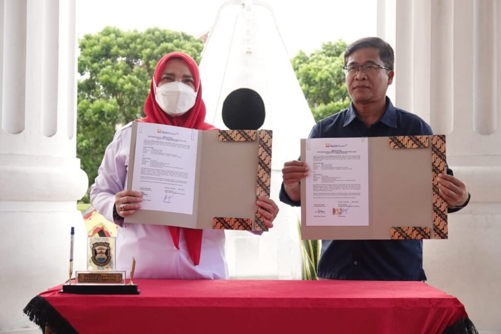 Pemkot Bandar Lampung Terima Bantuan dari PT Bukit Asam. (Dok. Bechannel)