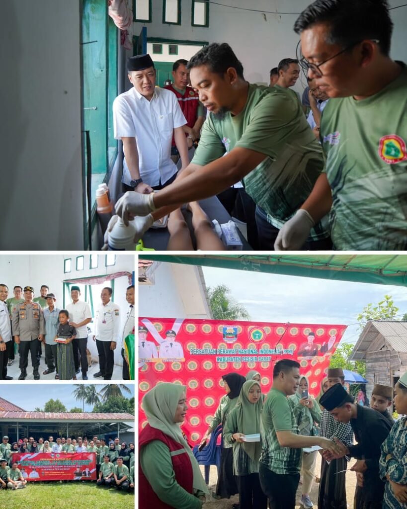 PPNI Pesisir Barat Hadir di Tengah Masyarakat, Khitanan Massal hingga Santunan Anak Yatim